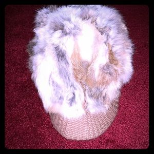 Rabbit fur hat